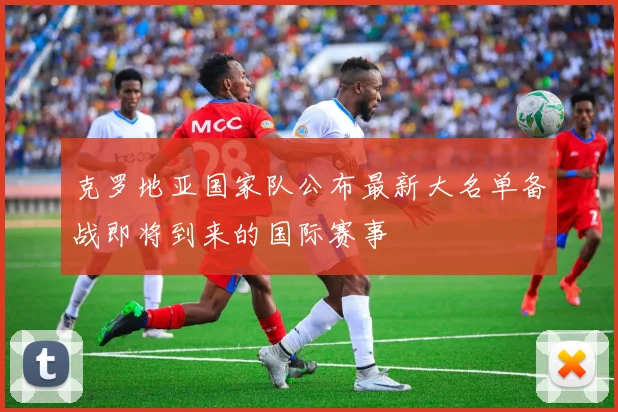 克罗地亚国家队公布最新大名单备战即将到来的国际赛事